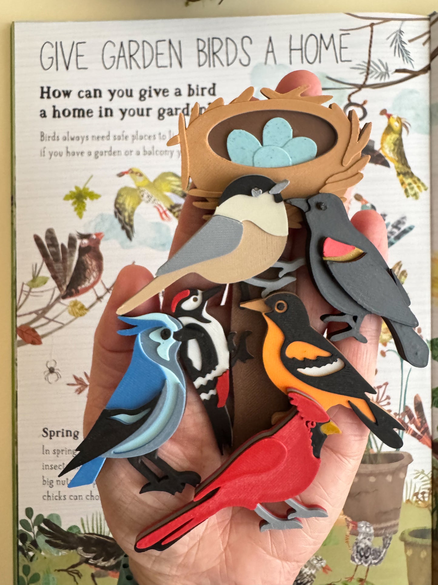 Bird-Themed Sensory and Learning Counters