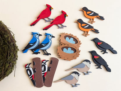 Bird-Themed Sensory and Learning Counters