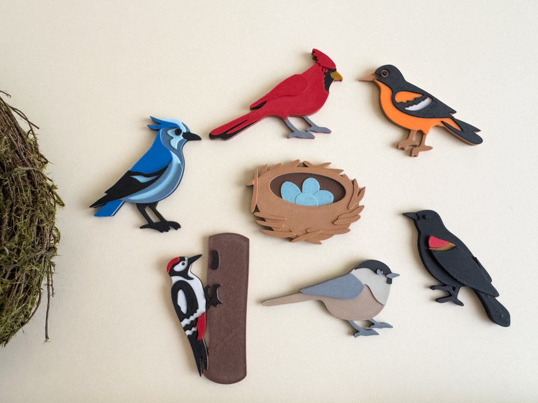 Bird-Themed Sensory and Learning Counters