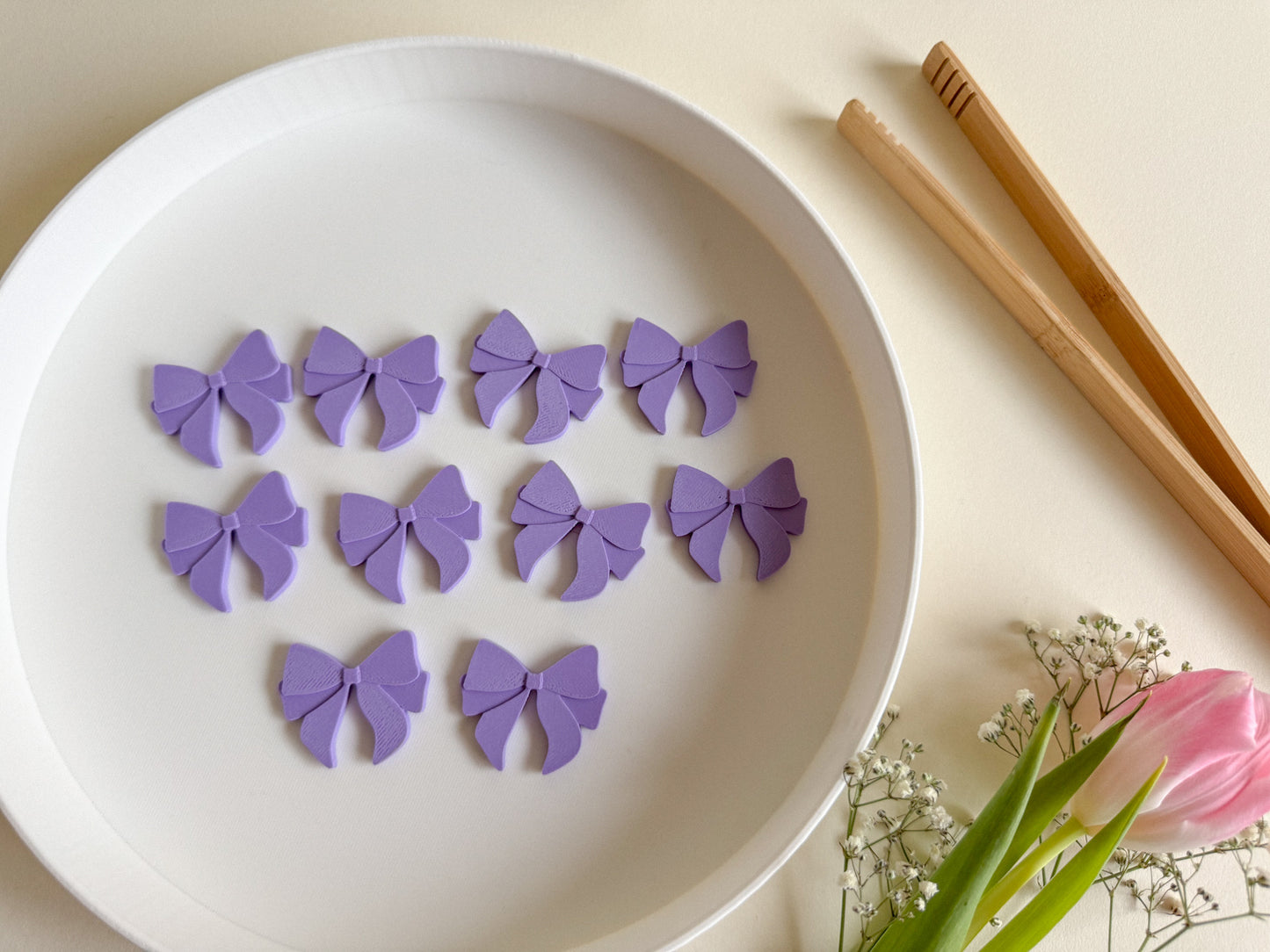 Little Bow Math Counters, 3D-printed