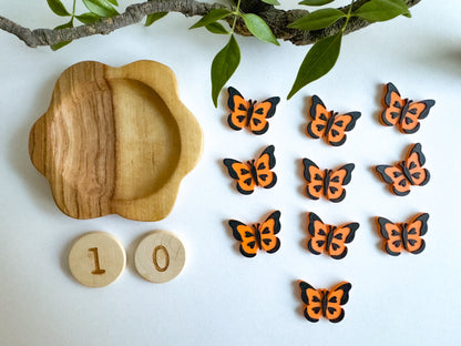 Bug-themed Math Counters set of 10