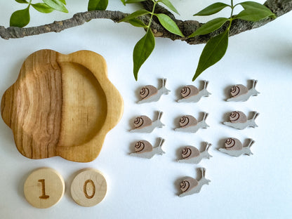 Bug-themed Math Counters set of 10