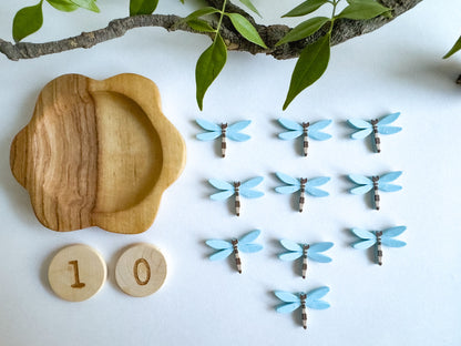 Bug-themed Math Counters set of 10