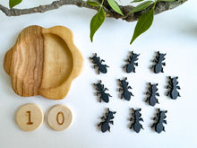 Load image into Gallery viewer, Bug-themed Math Counters set of 10

