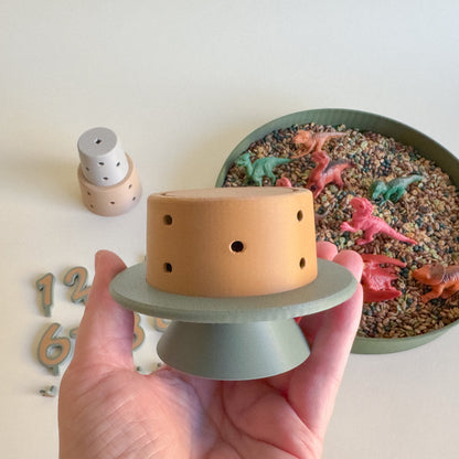 Cake Building and Decorating Set – Sensory Learning Through Play (3D-printed)