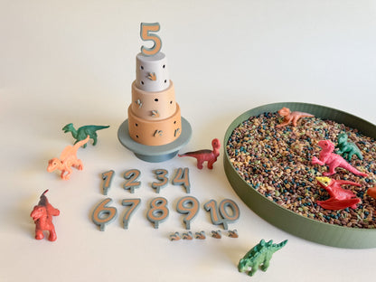 Cake Building and Decorating Set – Sensory Learning Through Play (3D-printed)