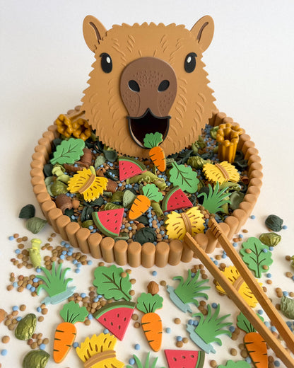 Feed Cappy the Hungry Capybara Sensory Adventure by WooBeWee™