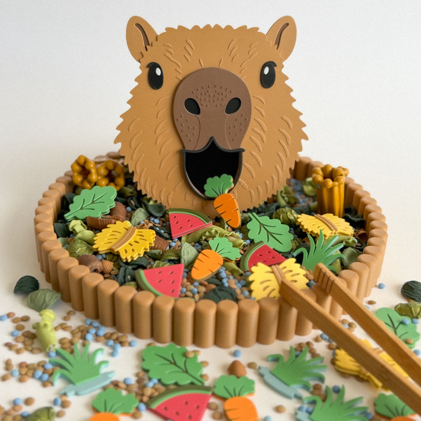 Feed Cappy the Hungry Capybara Sensory Adventure by WooBeWee™
