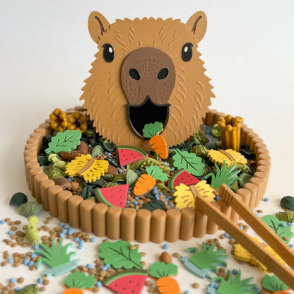 Feed Cappy the Hungry Capybara Sensory Adventure by WooBeWee™