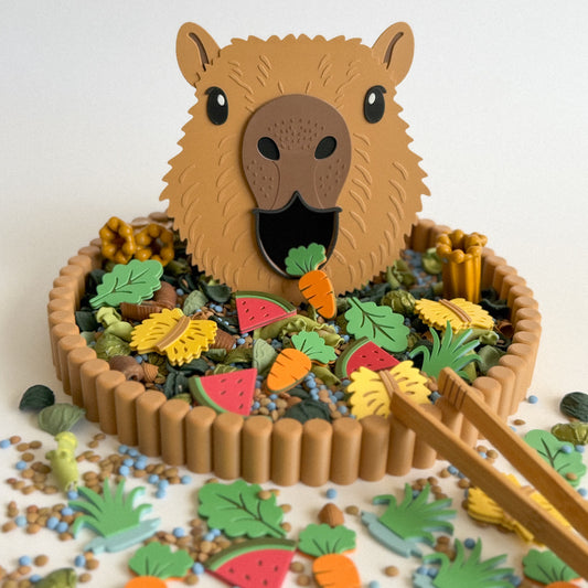 Feed Cappy the Hungry Capybara Sensory Adventure by WooBeWee™