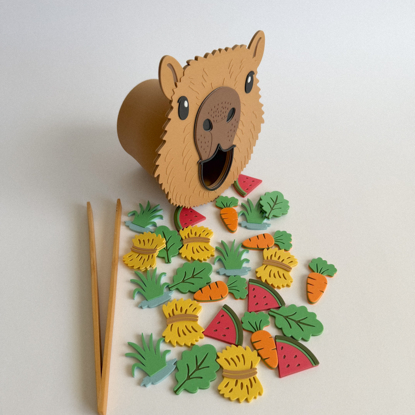 Feed Cappy the Hungry Capybara Sensory Adventure by WooBeWee™