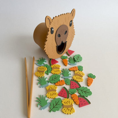 Feed Cappy the Hungry Capybara Sensory Adventure by WooBeWee™