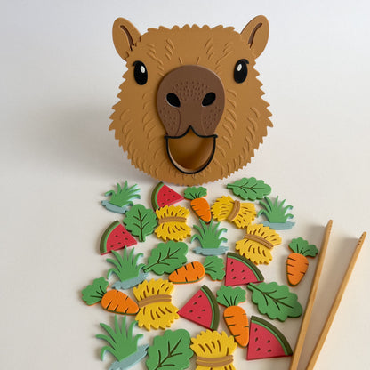 Feed Cappy the Hungry Capybara Sensory Adventure by WooBeWee™