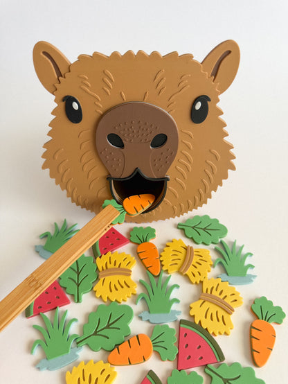 Feed Cappy the Hungry Capybara Sensory Adventure by WooBeWee™
