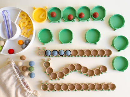 Caterpillar Counting Sensory Collection