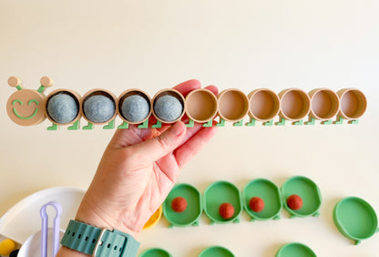 Caterpillar Counting Sensory Collection