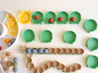 Caterpillar Counting Sensory Collection