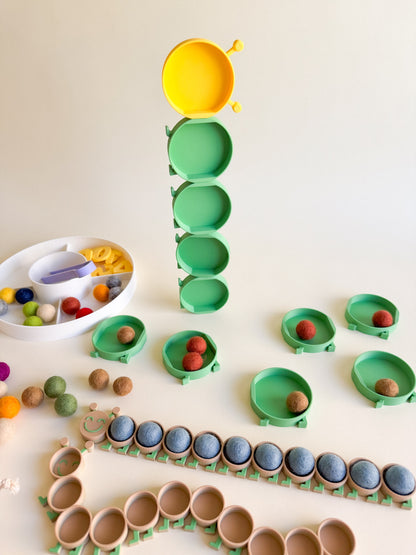 Caterpillar Counting Sensory Collection