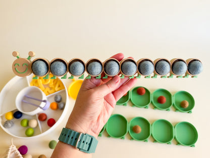 Caterpillar Counting Sensory Collection