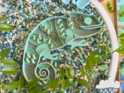 Chameleon Bio Sensory Play Tray for Sensory Activities