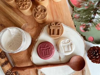 Festive Cheer Double-sided Wooden Stamps