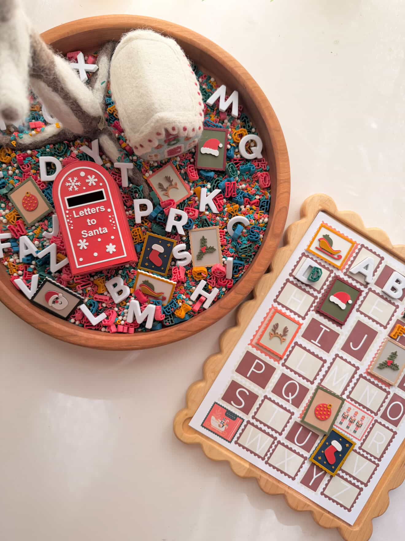 Christmas-Themed 3D-Printed Stamp Set (Set of 7)