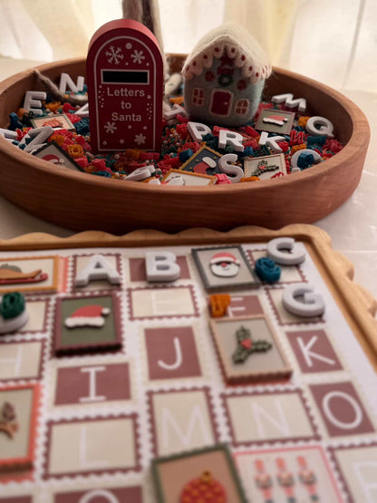 Christmas-Themed 3D-Printed Stamp Set (Set of 7)