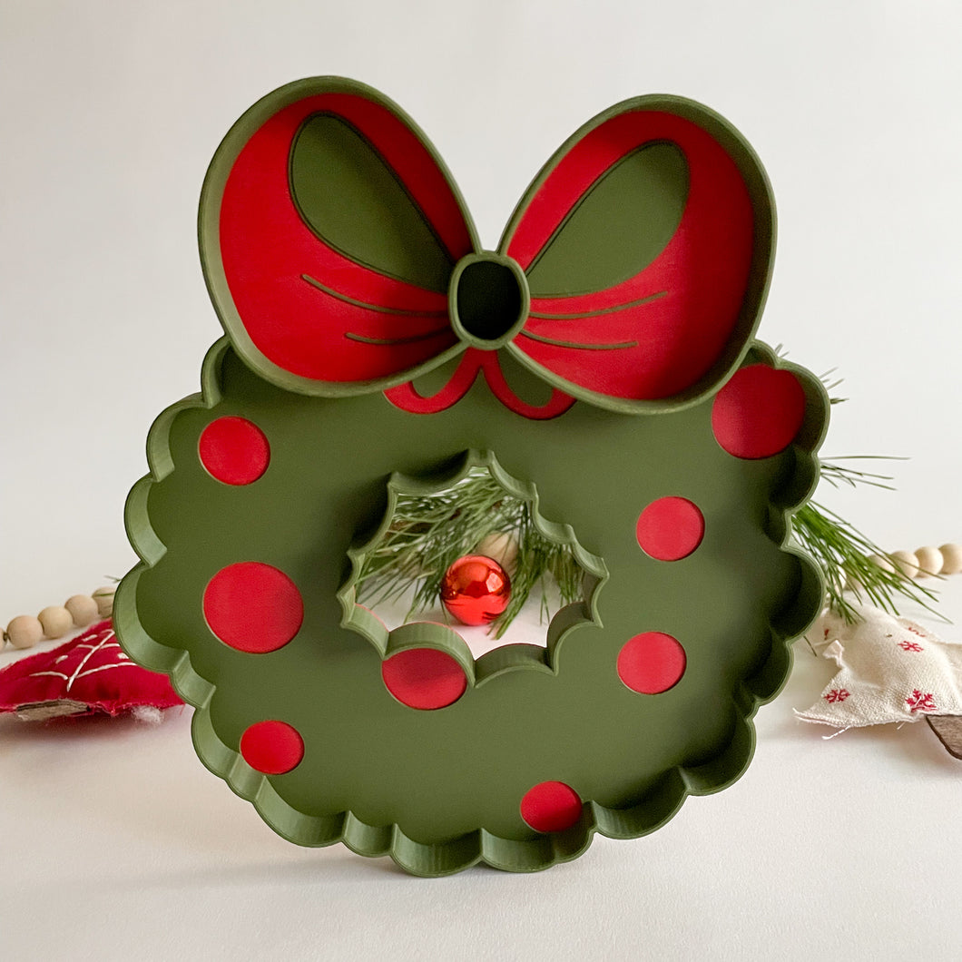 Christmas Wreath Bio Sensory Tray