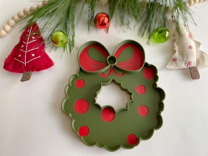 Christmas Wreath Bio Sensory Tray