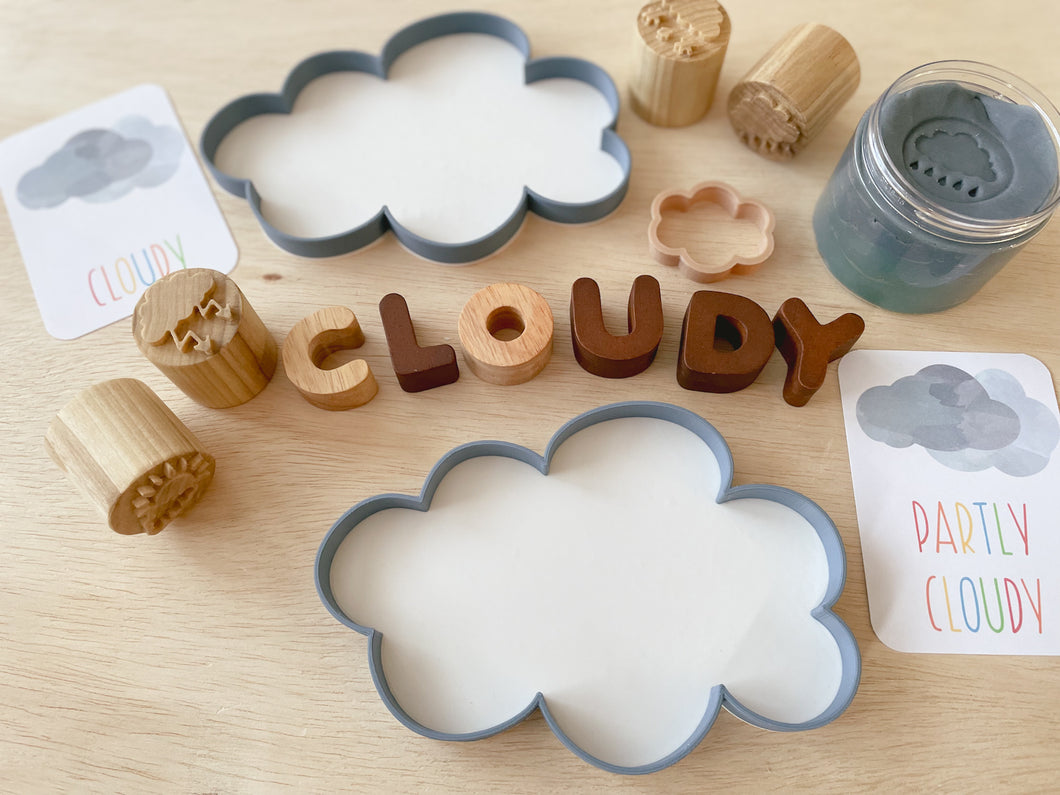 Cloud Bio Tray for Sensory Play