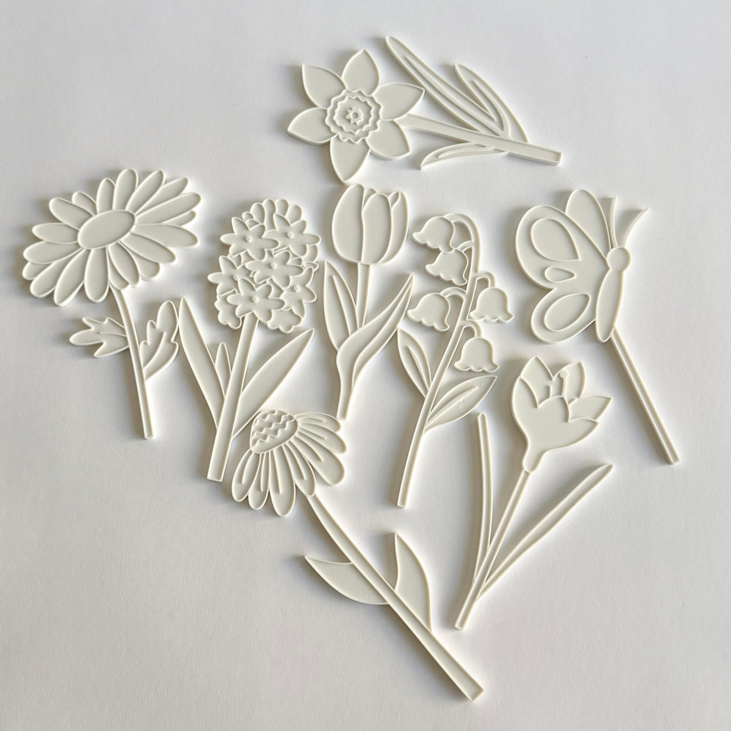 Coloring Flowers – Ready to 3D Print STL and 3MF File Digital Download