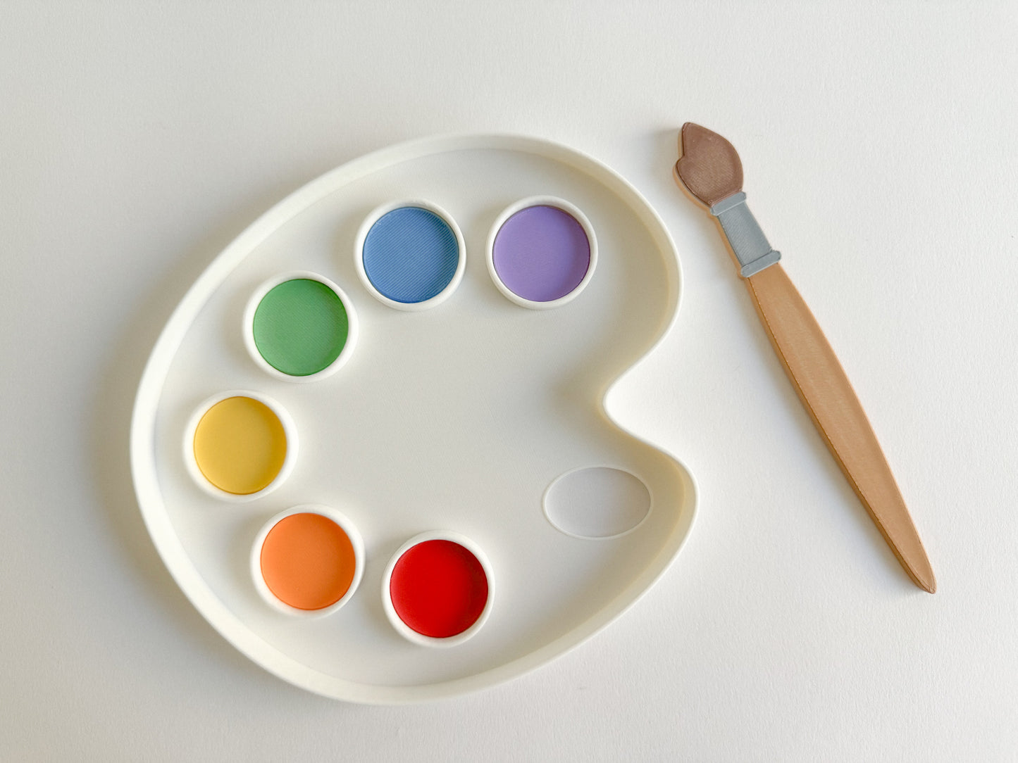Paint Palette Bio Sensory Play Tray