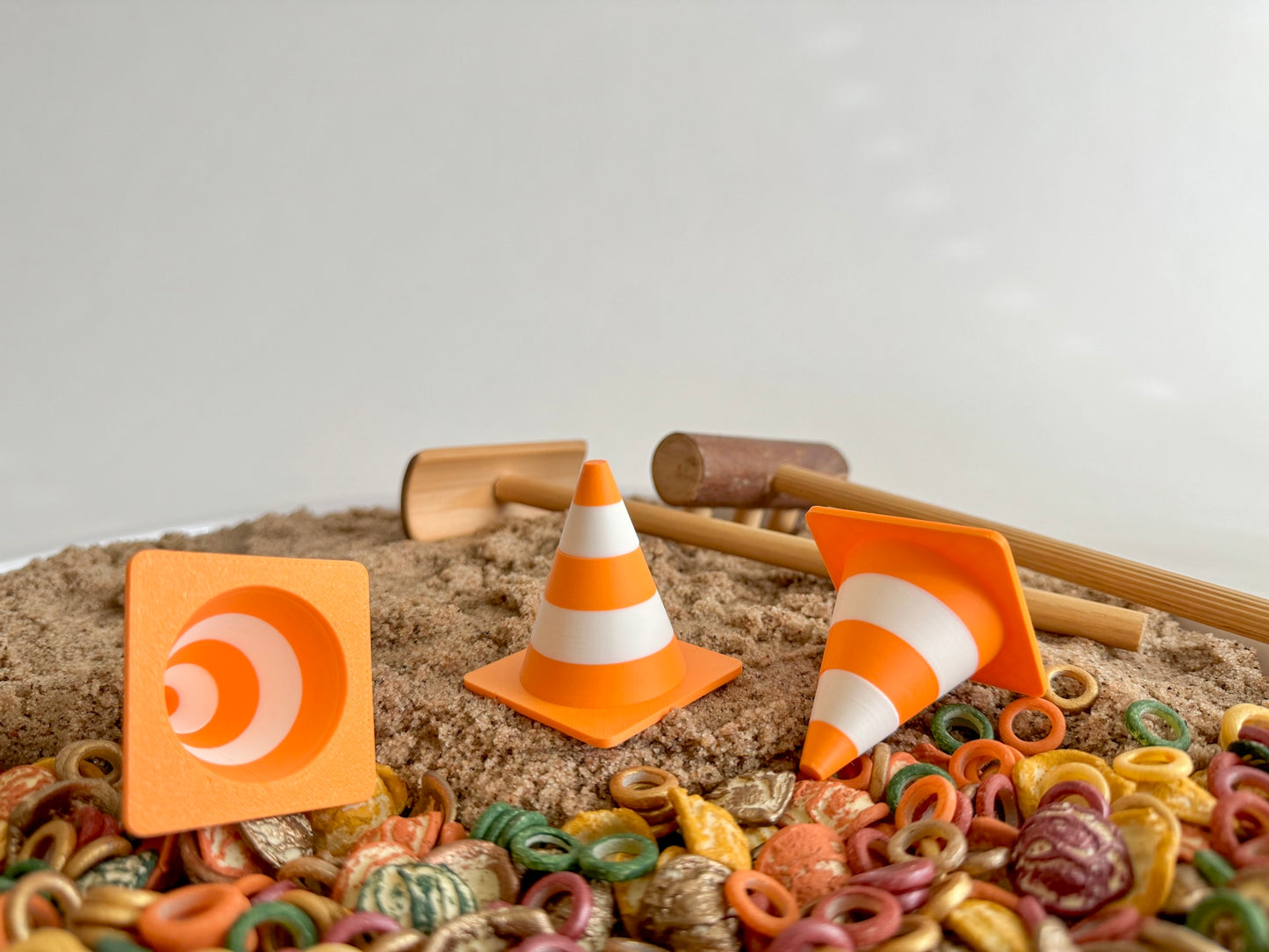 Construction Cones set of 3