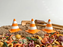 Load image into Gallery viewer, Construction Cones set of 3

