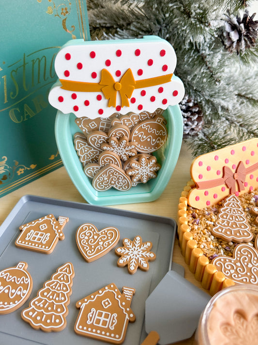 Cookie or Reward Jar with Interchangeable Decoration – Sensory Learning Fun by WooBeWee™