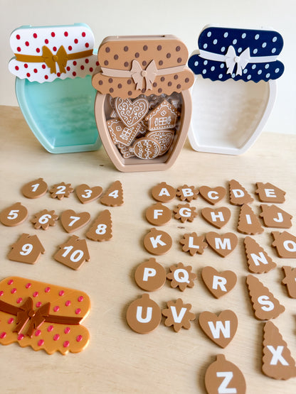 Cookie or Reward Jar with Interchangeable Decoration – Sensory Learning Fun by WooBeWee™