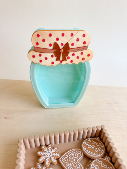 Cookie or Reward Jar with Interchangeable Decoration – Sensory Learning Fun by WooBeWee™