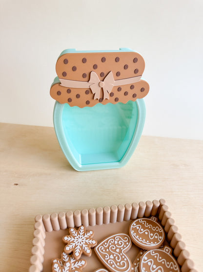 Cookie or Reward Jar with Interchangeable Decoration – Sensory Learning Fun by WooBeWee™