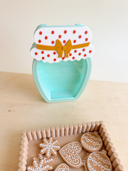 Cookie or Reward Jar with Interchangeable Decoration – Sensory Learning Fun by WooBeWee™