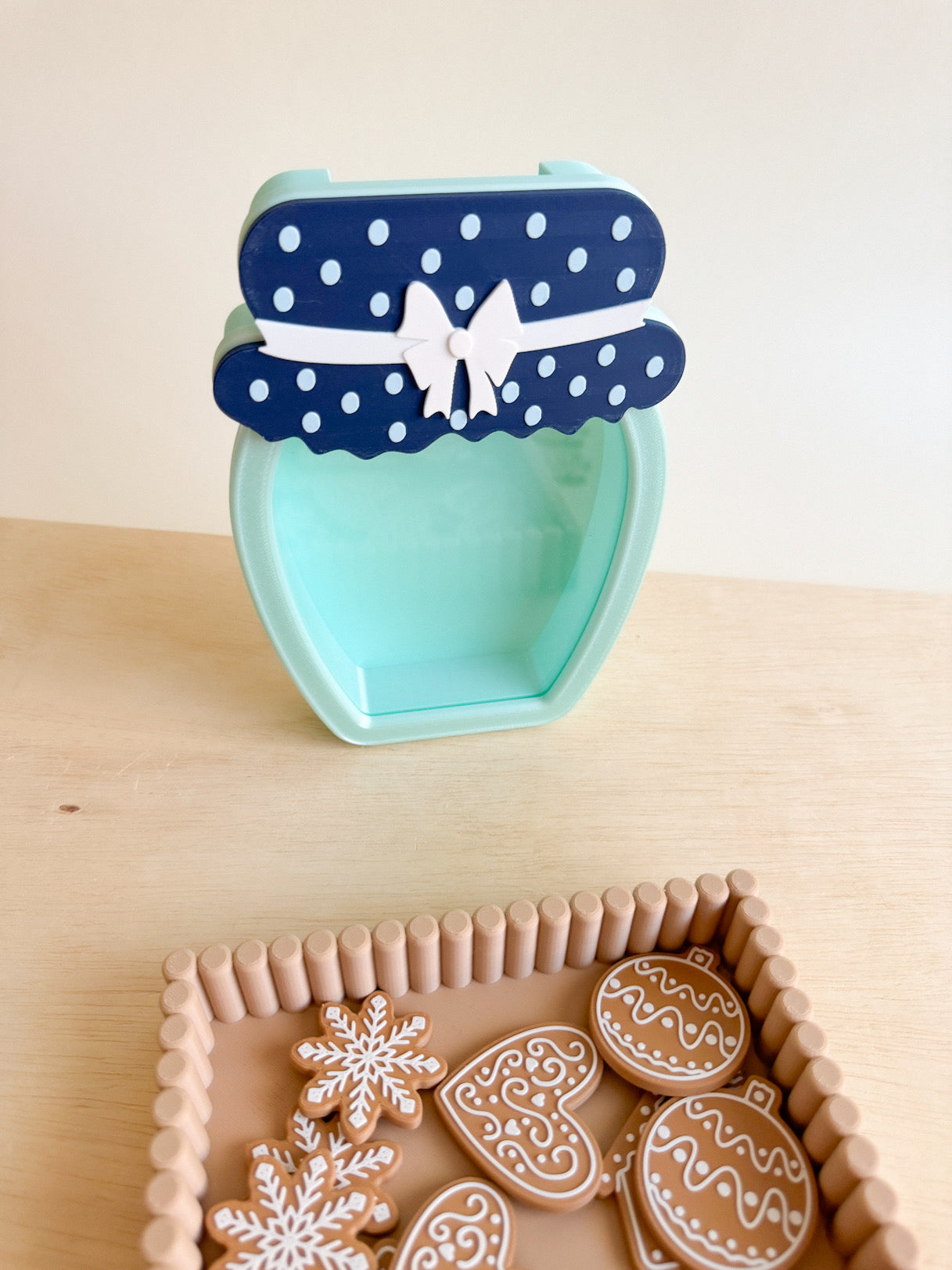 Cookie or Reward Jar with Interchangeable Decoration – Sensory Learning Fun by WooBeWee™