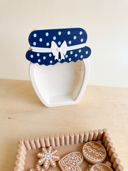 Cookie or Reward Jar with Interchangeable Decoration – Sensory Learning Fun by WooBeWee™