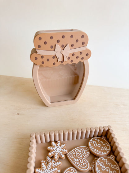 Cookie or Reward Jar with Interchangeable Decoration – Sensory Learning Fun by WooBeWee™
