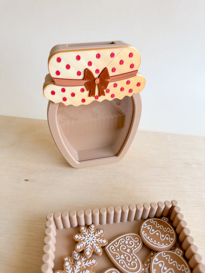 Cookie or Reward Jar with Interchangeable Decoration – Sensory Learning Fun by WooBeWee™