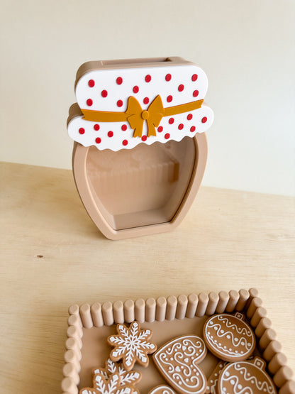 Cookie or Reward Jar with Interchangeable Decoration – Sensory Learning Fun by WooBeWee™