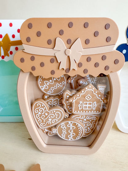 Cookie or Reward Jar with Interchangeable Decoration – Sensory Learning Fun by WooBeWee™