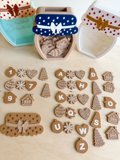 Cookie or Reward Jar with Interchangeable Decoration – Sensory Learning Fun by WooBeWee™