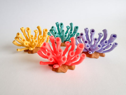 Coral Garden for Sensory Play, 3D-printed by WooBeWee™