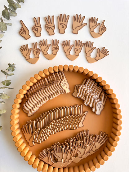 Counting Fingers Collection, Double-sided by WooBeWee