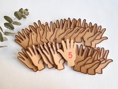 Counting Fingers Collection, Double-sided by WooBeWee