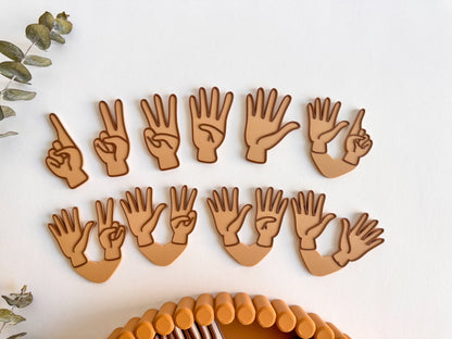 Counting Fingers Collection, Double-sided by WooBeWee